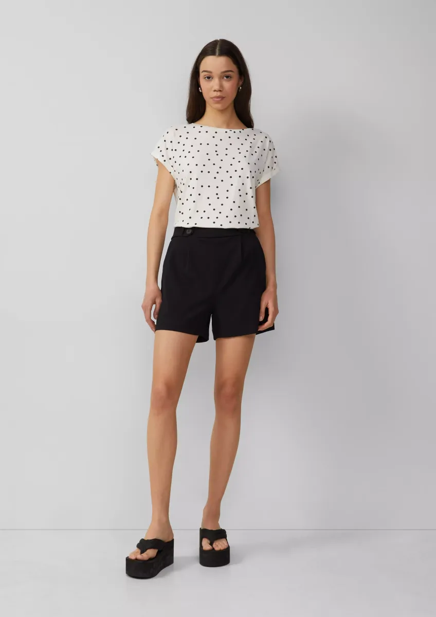 Shorts aus Interlockjersey