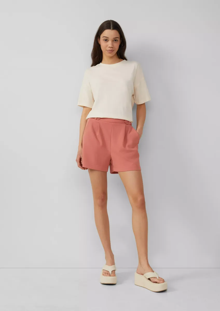 Shorts aus Interlockjersey