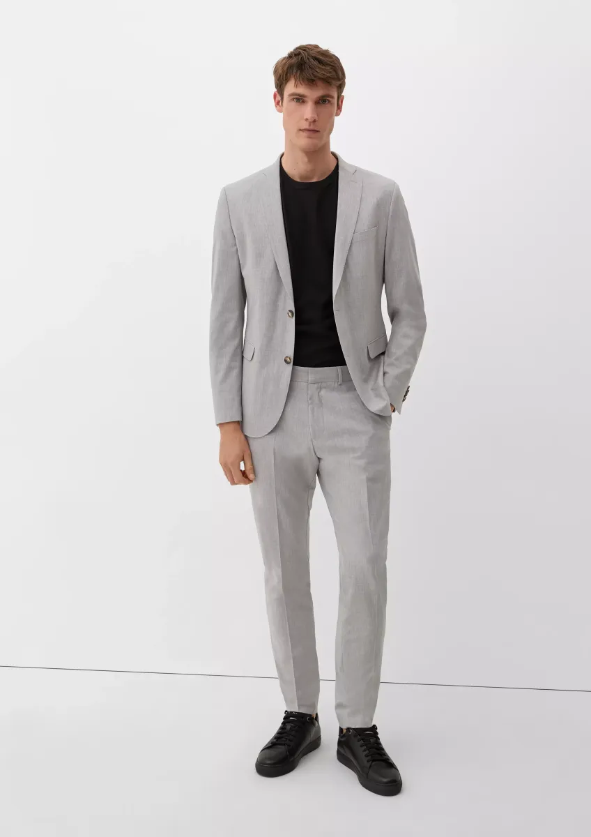 Slim: Hose aus Wollmix