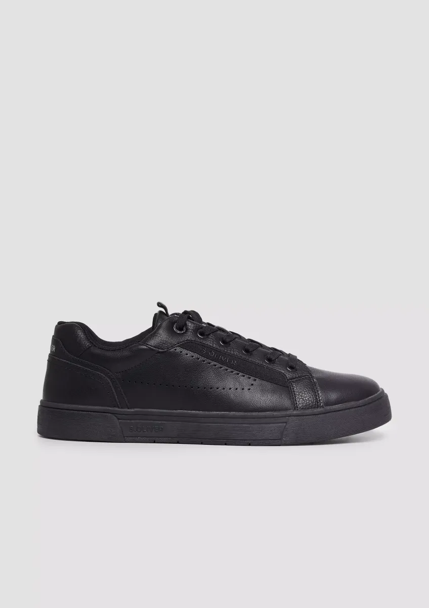 Sneaker in Leder-Optik
