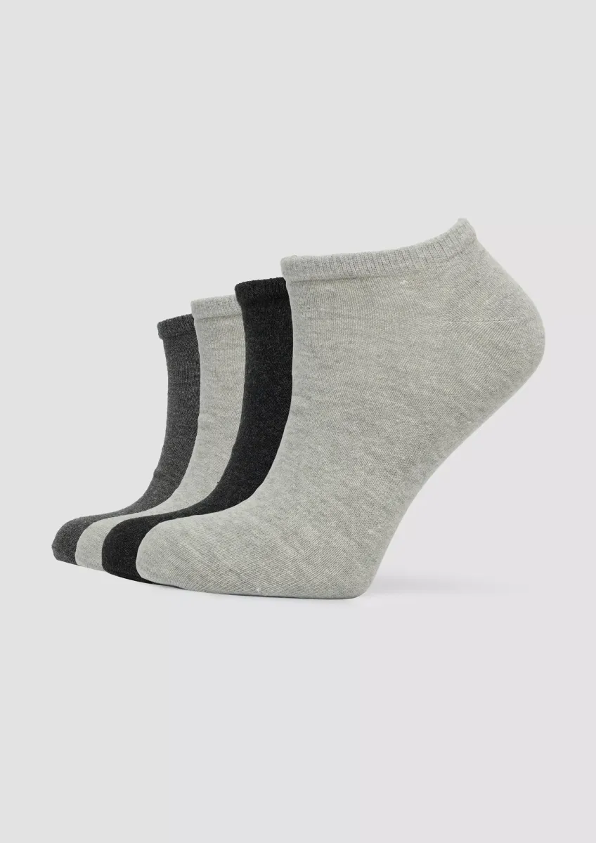 Sneakersocken im 4er-Pack