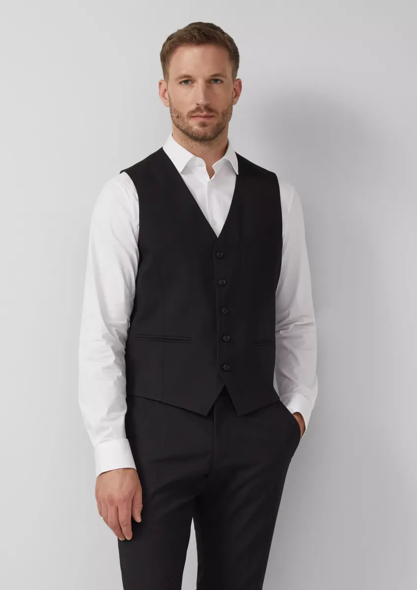 s.O PURE: Anzugweste im Slim Fit