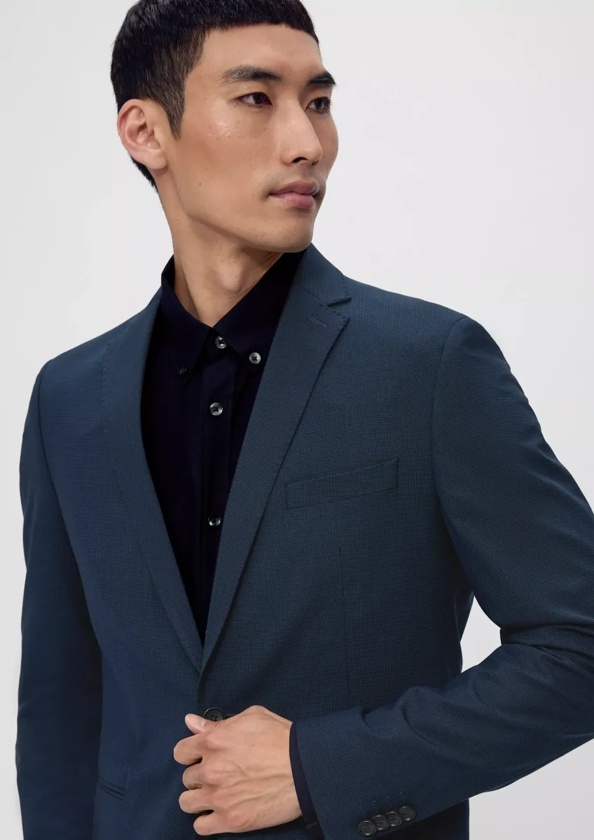 s.O ULTIMATE: Anzugsakko mit Hahnentritt-Muster