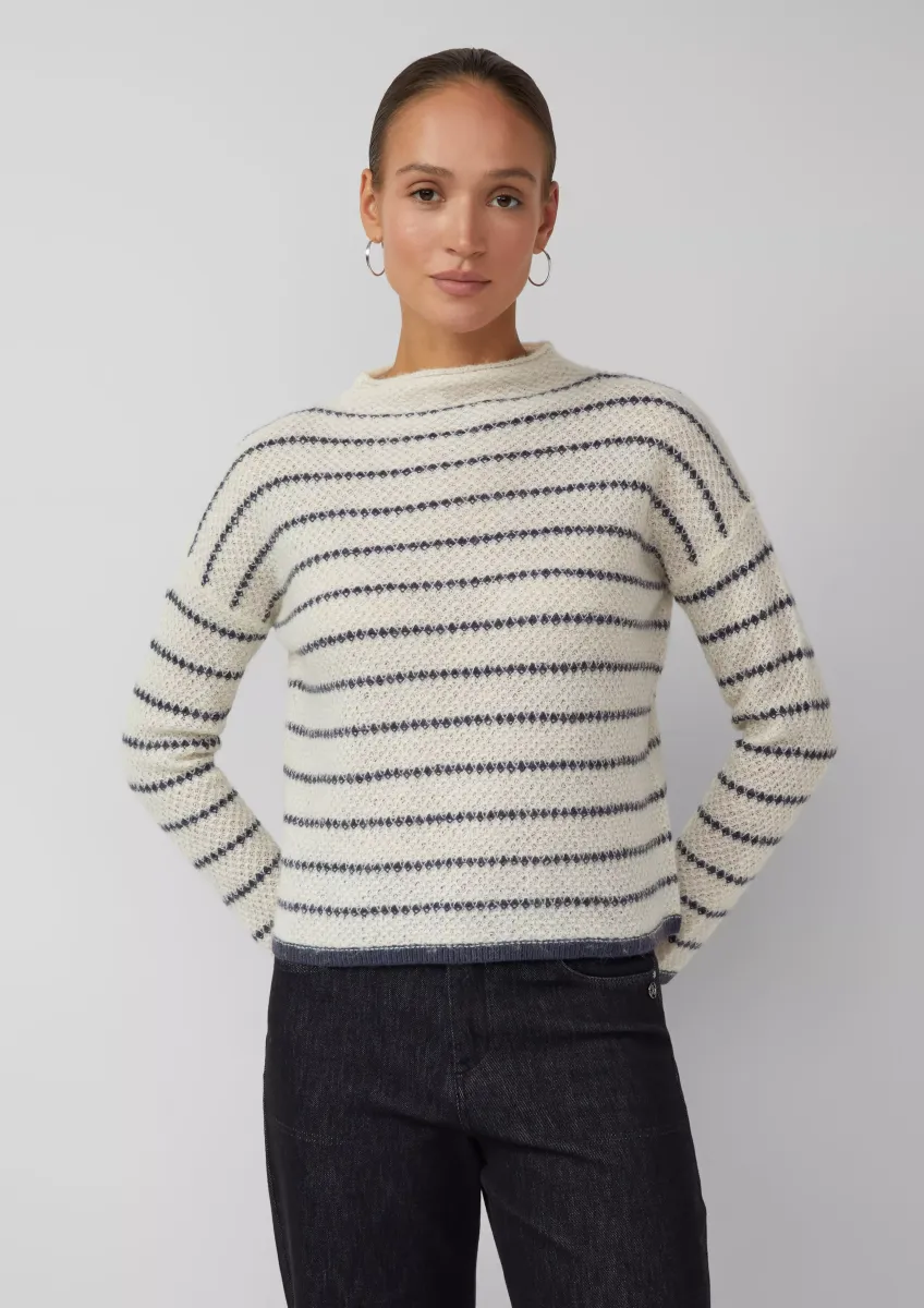 Softer Strickpullover aus Alpakamix