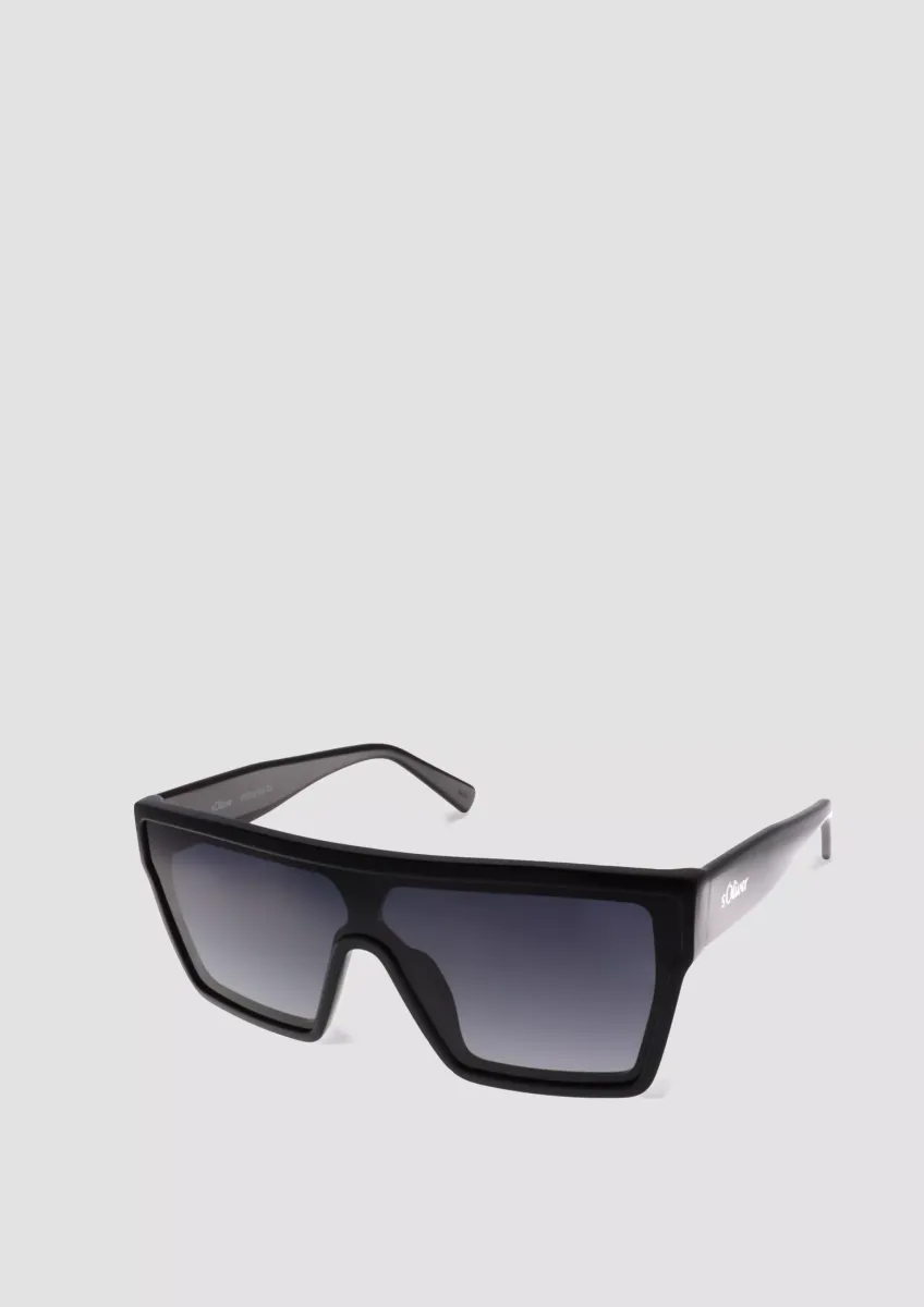 Sonnenbrille mit eckigem Rahmen