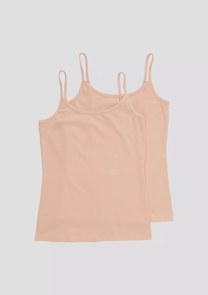 Spaghettiträger-Top im 2er-Pack