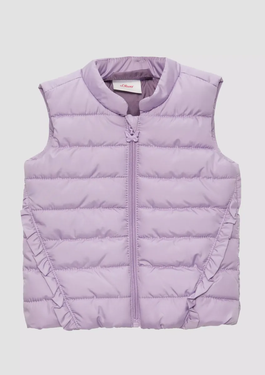 Stepp-Weste mit Rüschen