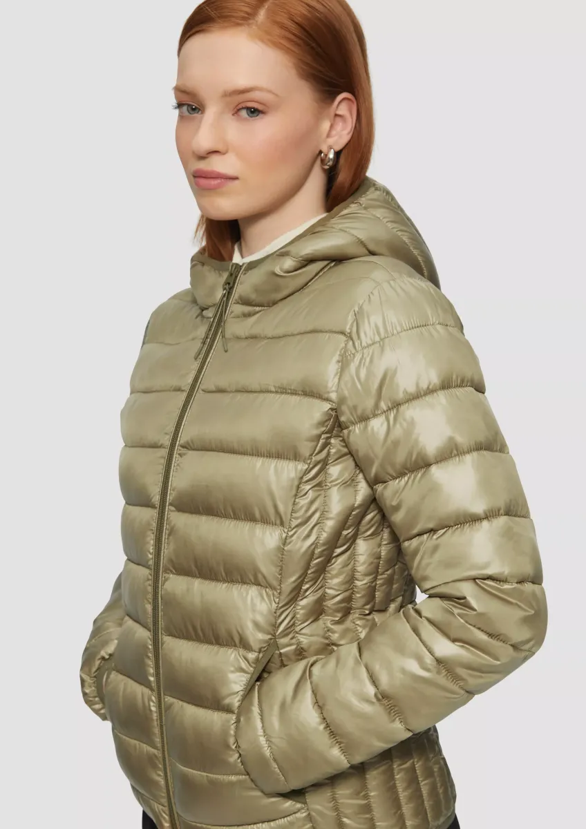 Steppjacke mit Kapuze