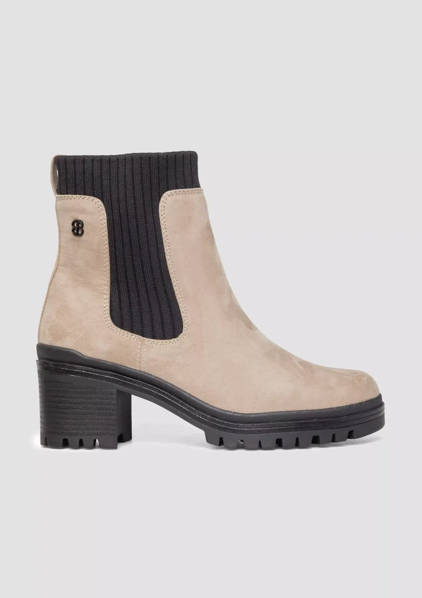 Stiefeletten mit Blockabsatz