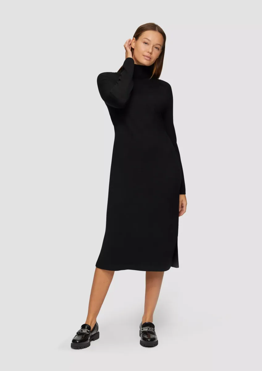 Strickkleid im Viskosemix