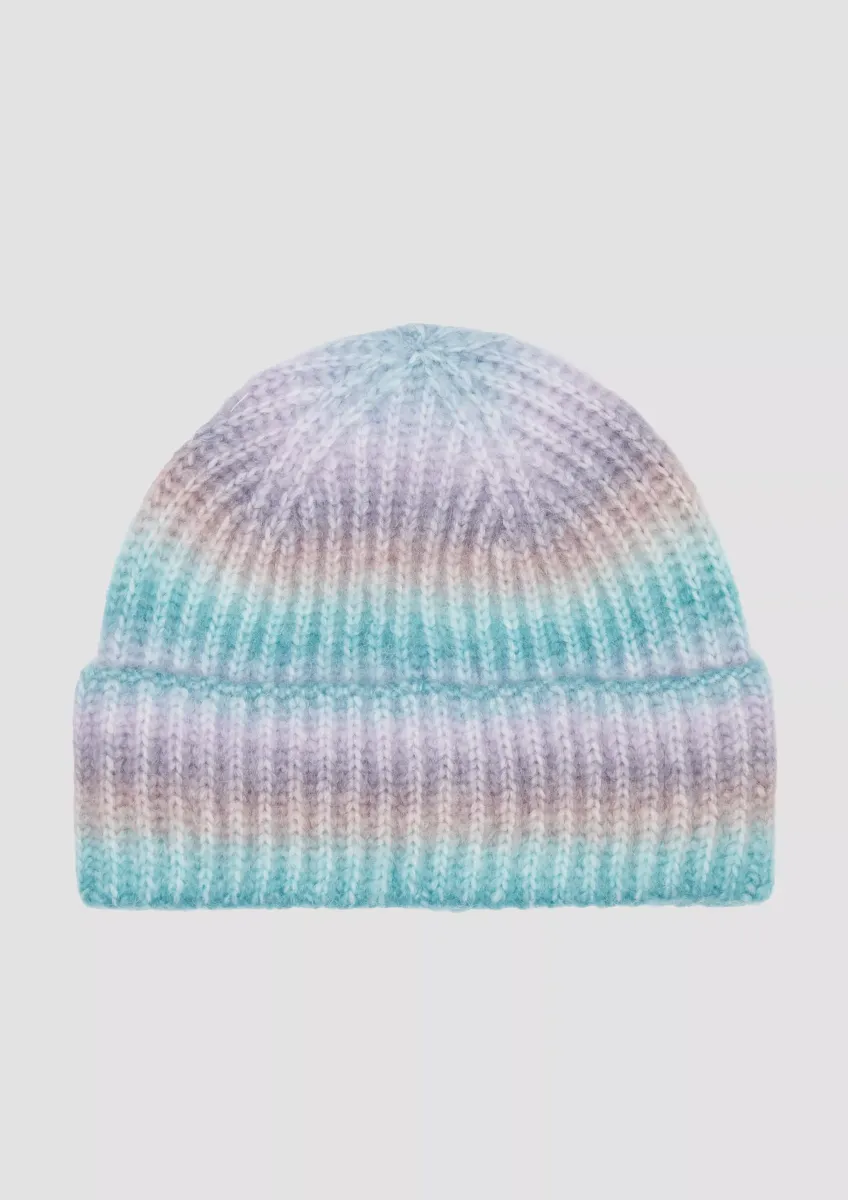 Strickmütze mit Farbverlauf