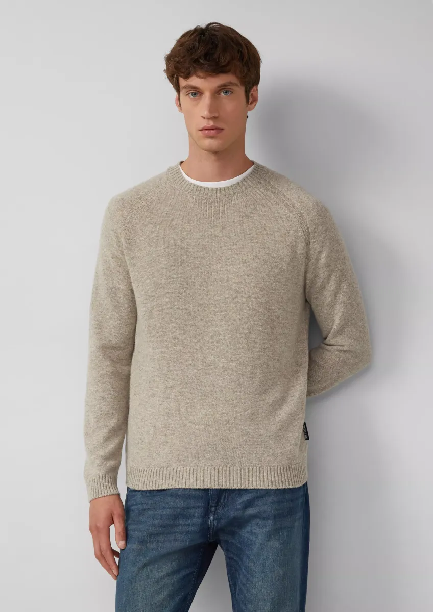 Strickpullover aus reiner Lammwolle