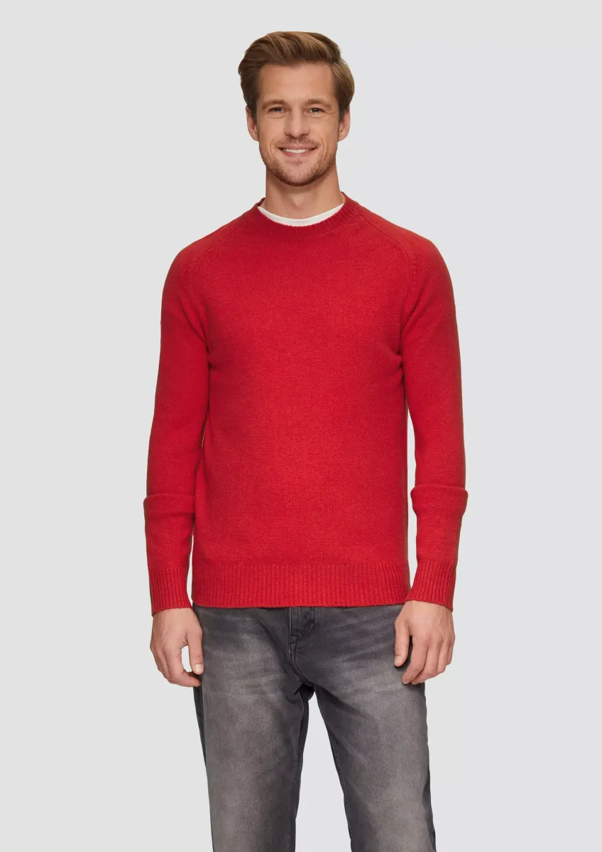 Strickpullover aus reiner Wolle