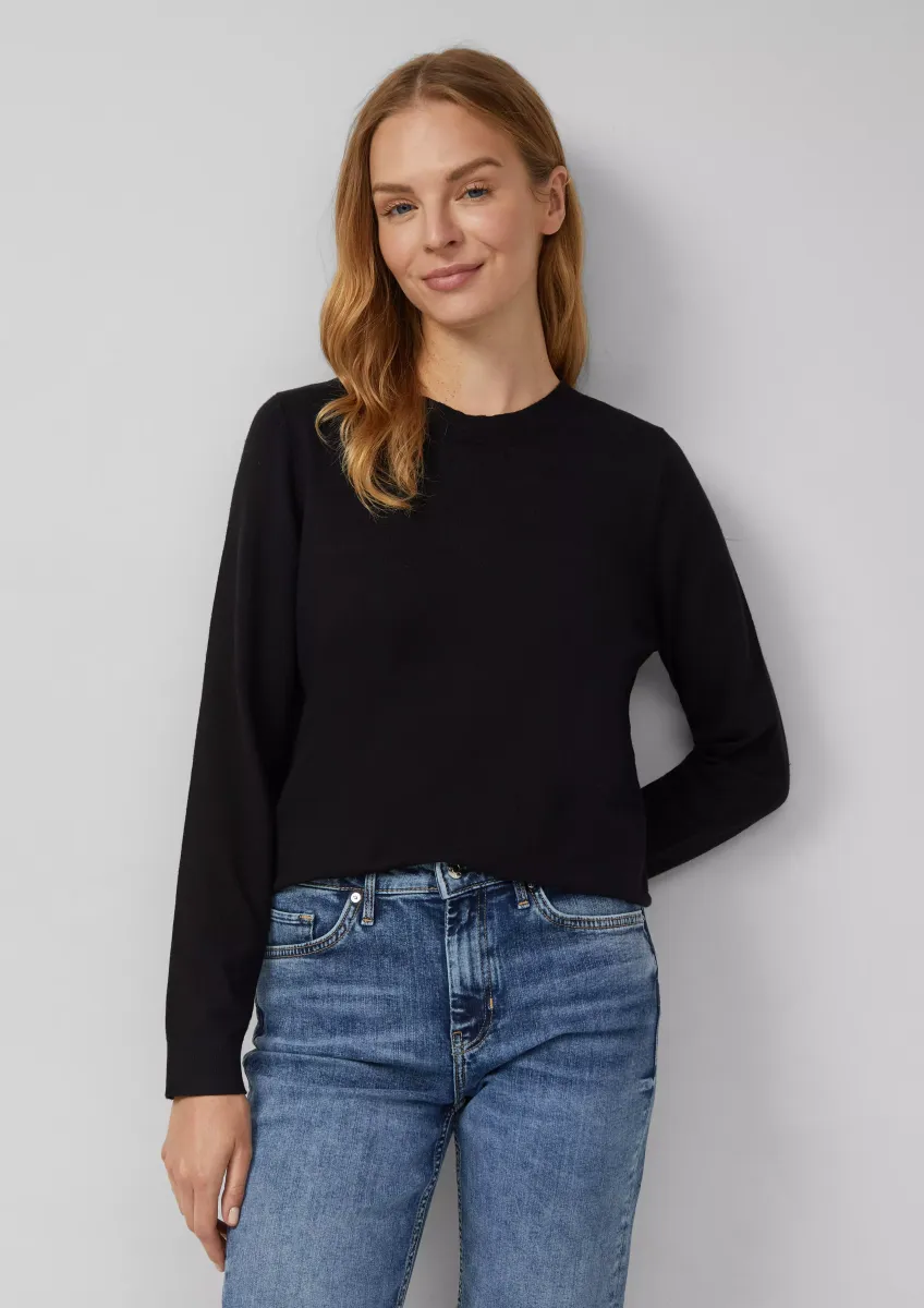 Strickpullover aus Viskosemix