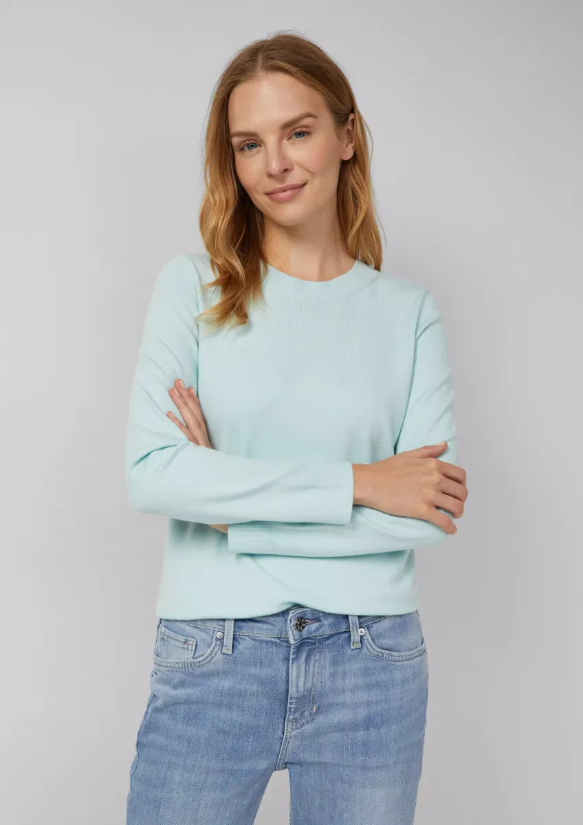 Strickpullover aus Viskosemix