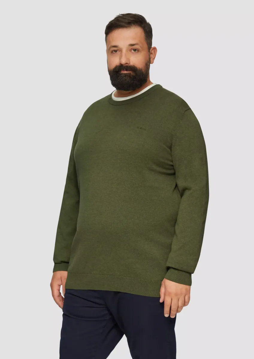 Strickpullover mit Crewneck