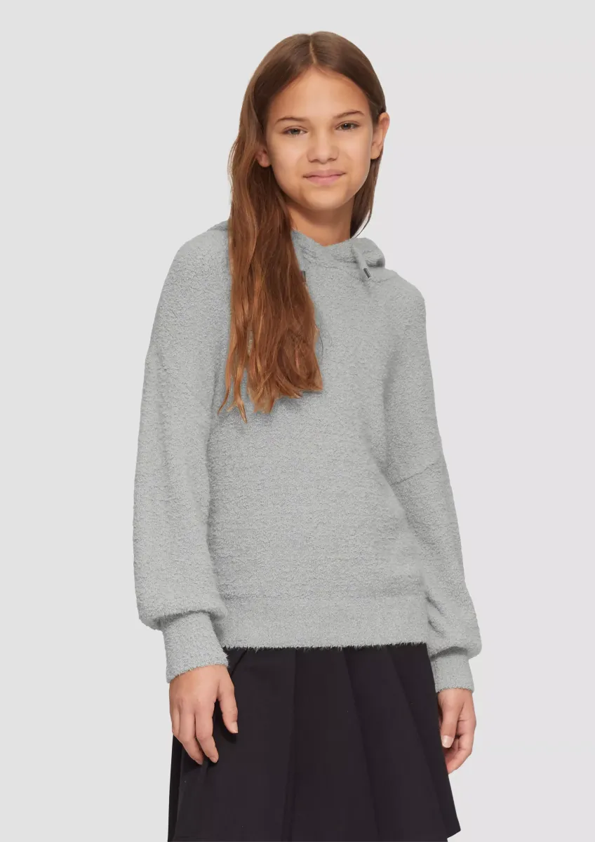 Strickpullover mit Kapuze im Relaxed Fit