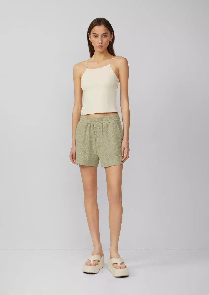 Strukturierte Jersey-Shorts