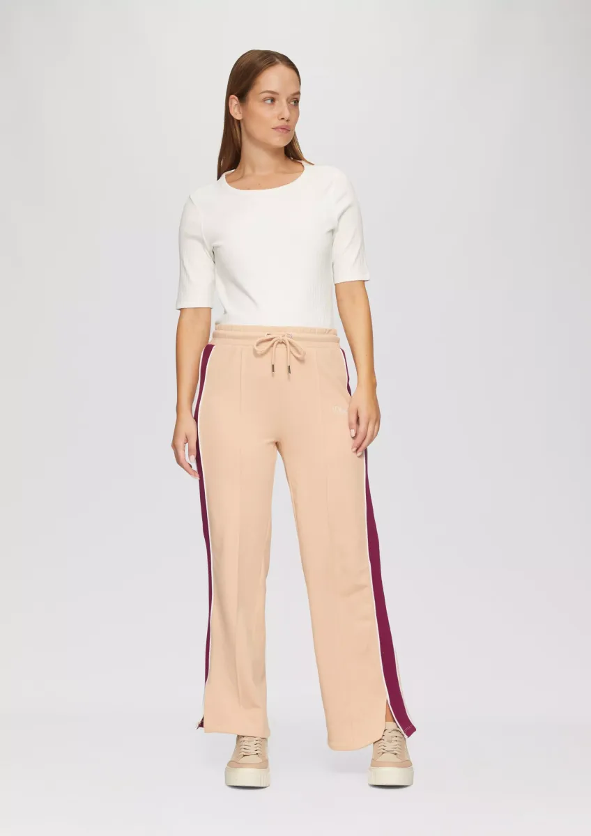 Sweathose mit Streifen-Detail