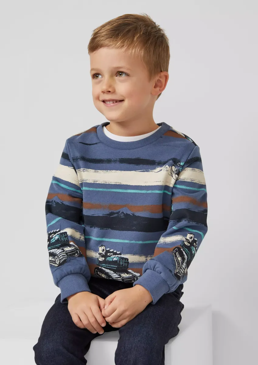 Sweatshirt mit All-over-Print