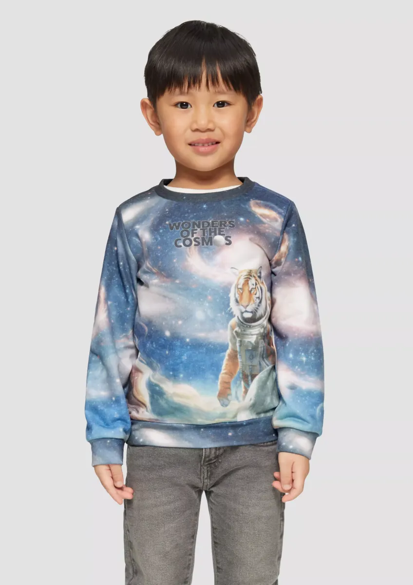 Sweatshirt mit All-over-Print