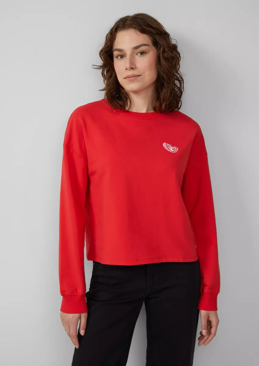 Sweatshirt mit Stickerei