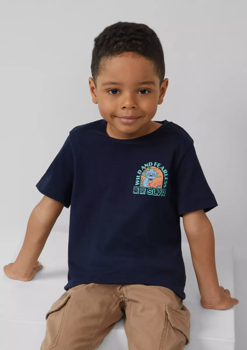 T-Shirt aus Baumwolle mit Frontprint