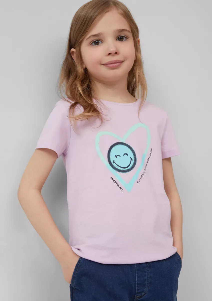 T-Shirt im Loose Fit mit Smiley®-Print