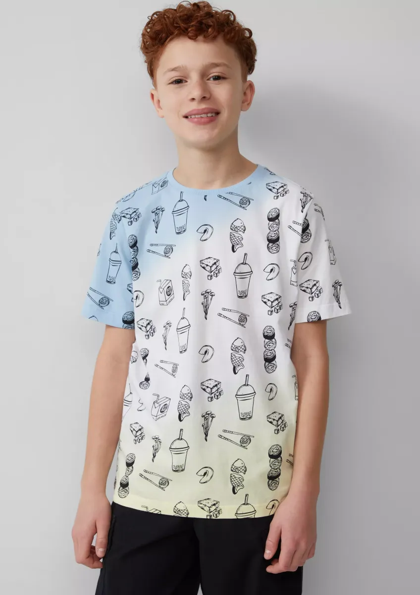 T-Shirt mit All-over-Print
