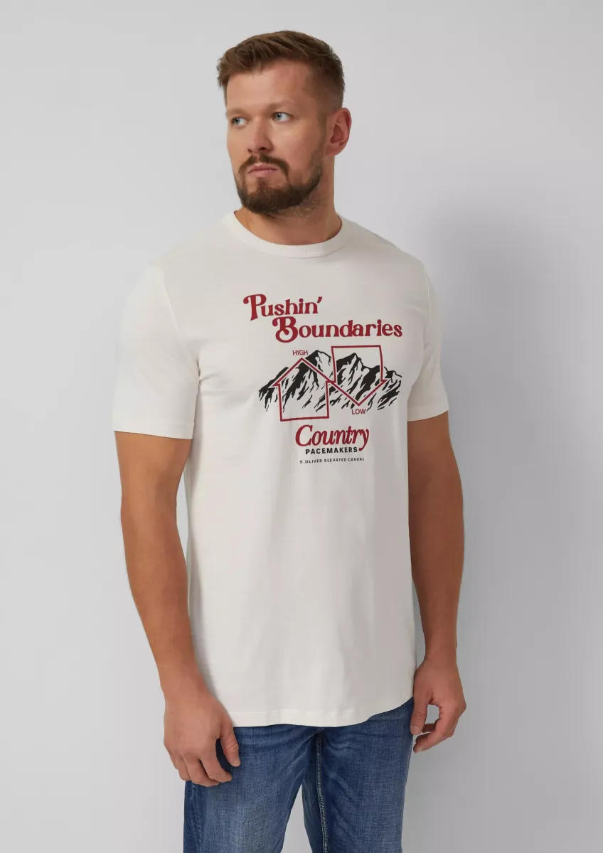 T-Shirt mit Frontprint