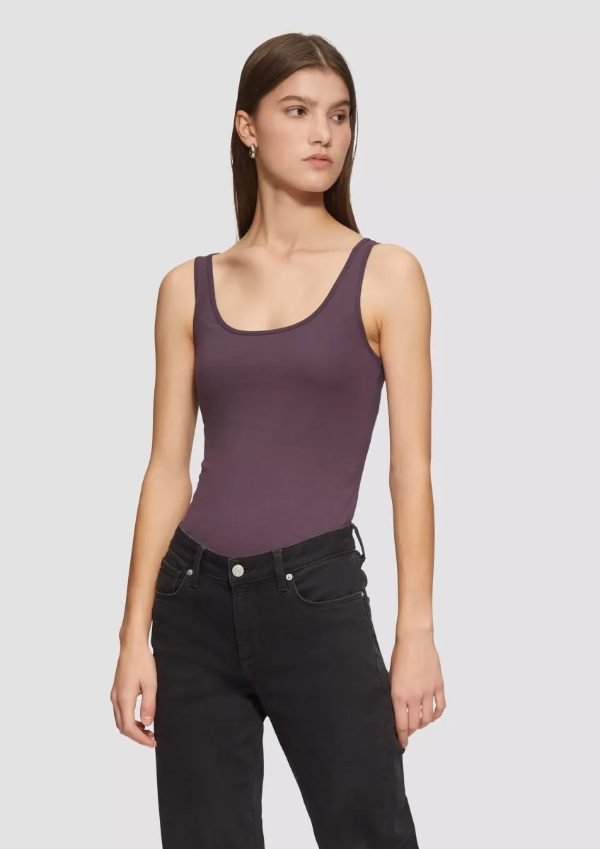 Tanktop aus Baumwolljersey