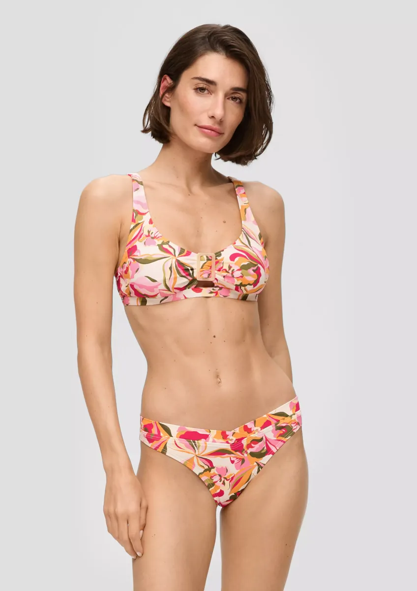 Triangel-Bikini-Top mit Ringdetail