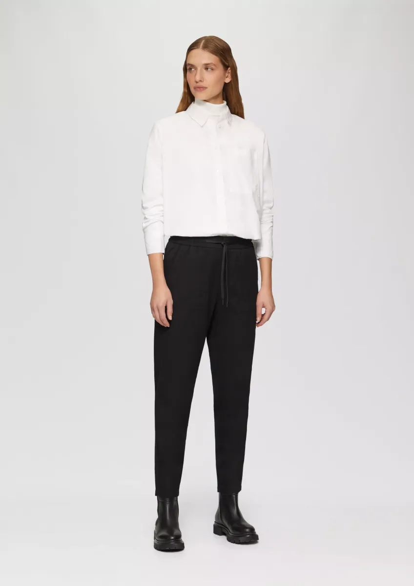 Twill-Hose mit Cargotasche und Elastikbund