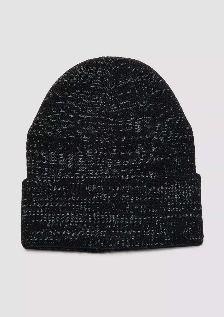 Unisex Strickmütze mit reflektierendem Garn
