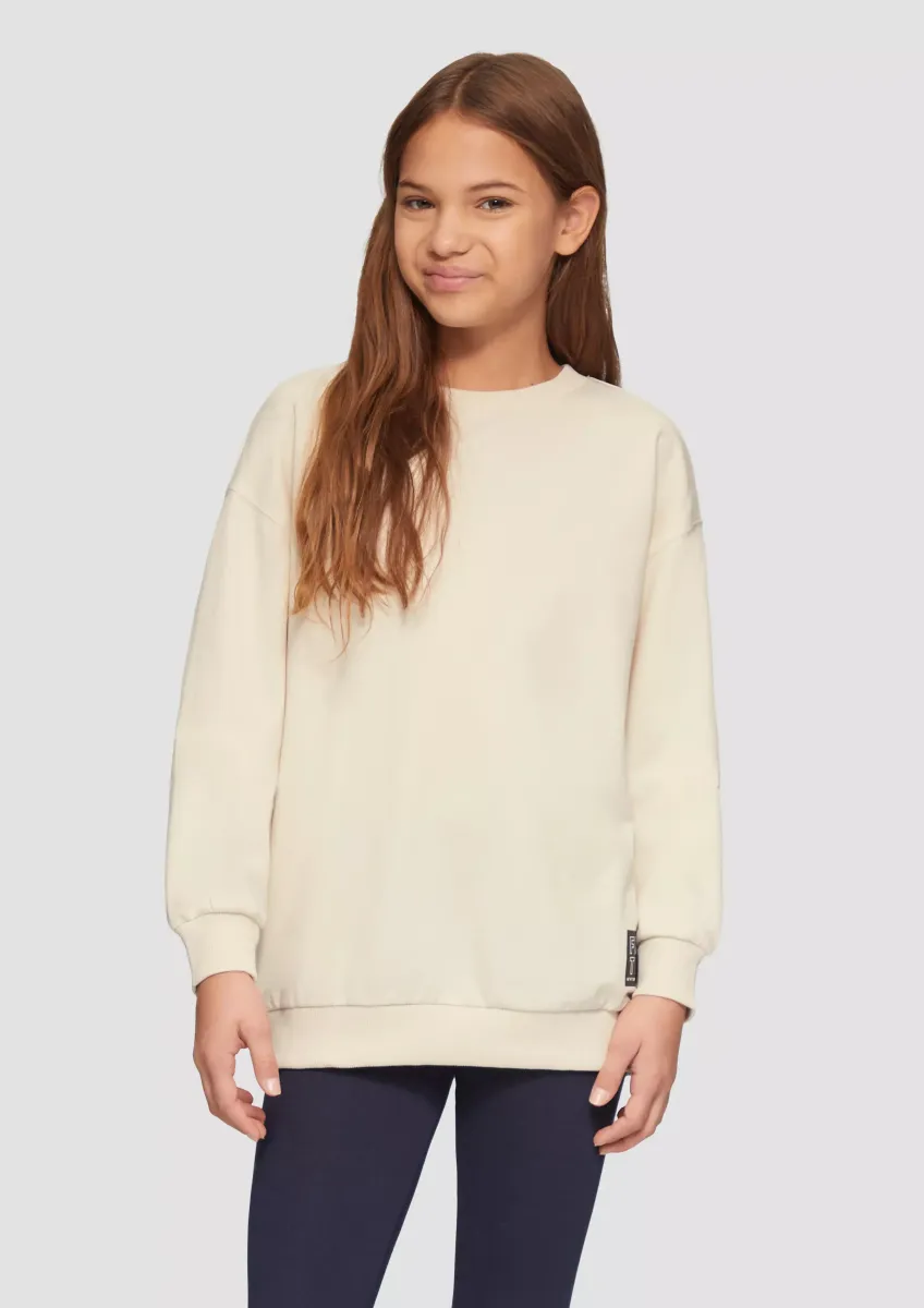 Unisex Sweatshirt mit Rippbündchen und Print