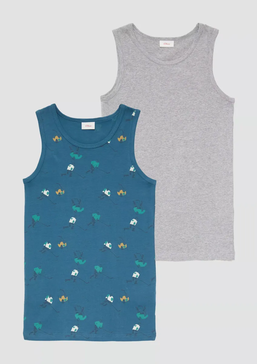 Unterhemd aus Baumwolle im Doppelpack