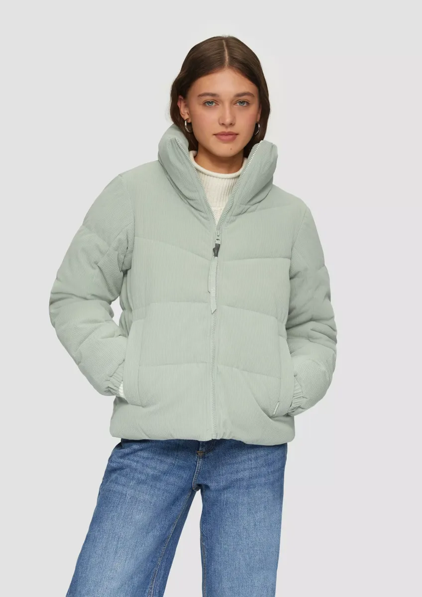 Wattierte Jacke aus Cord