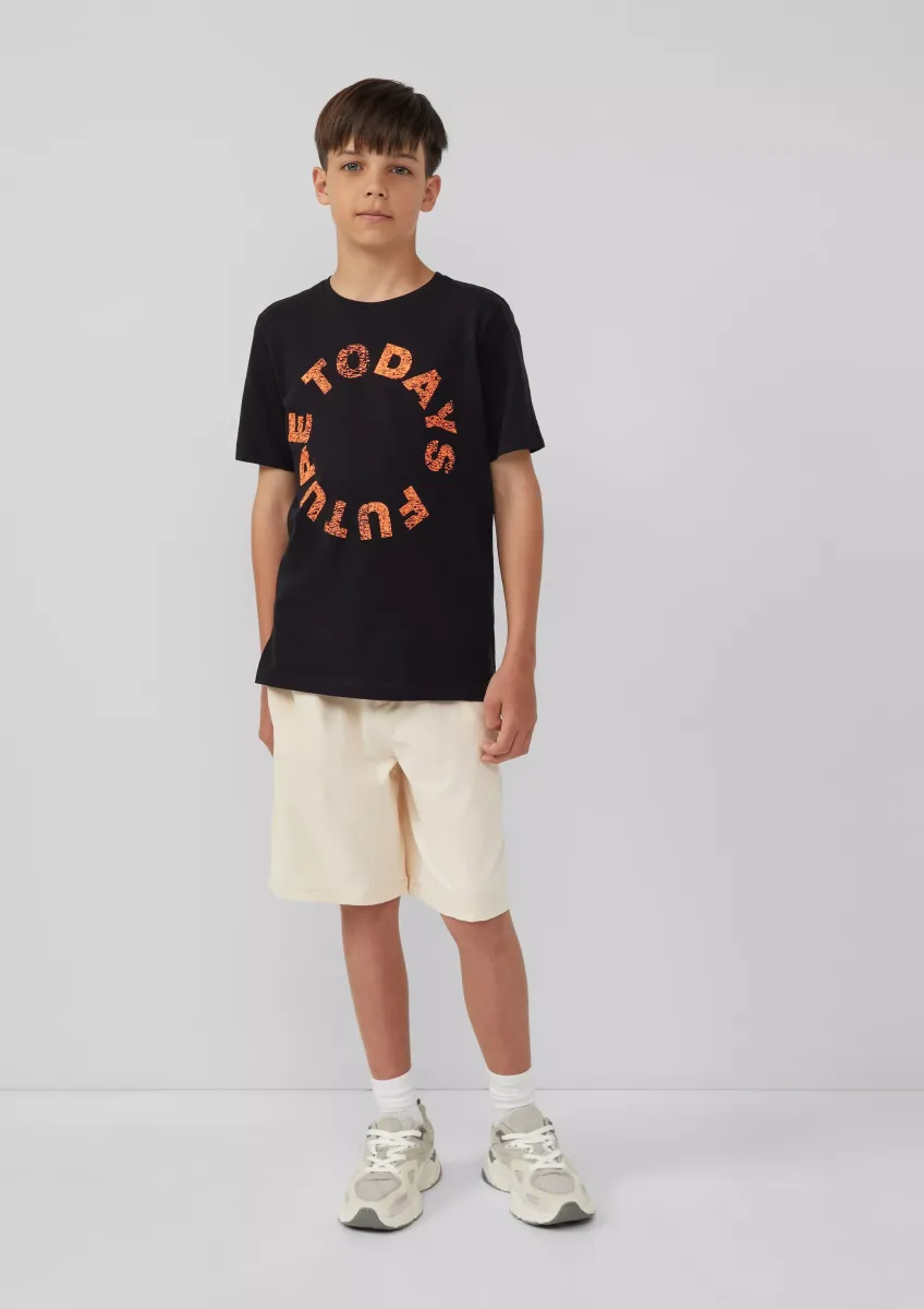 Weiche Jersey-Bermuda im Loose Fit