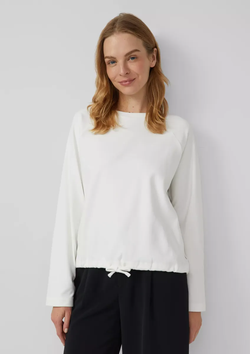 Weiches Sweatshirt mit Bindedetail