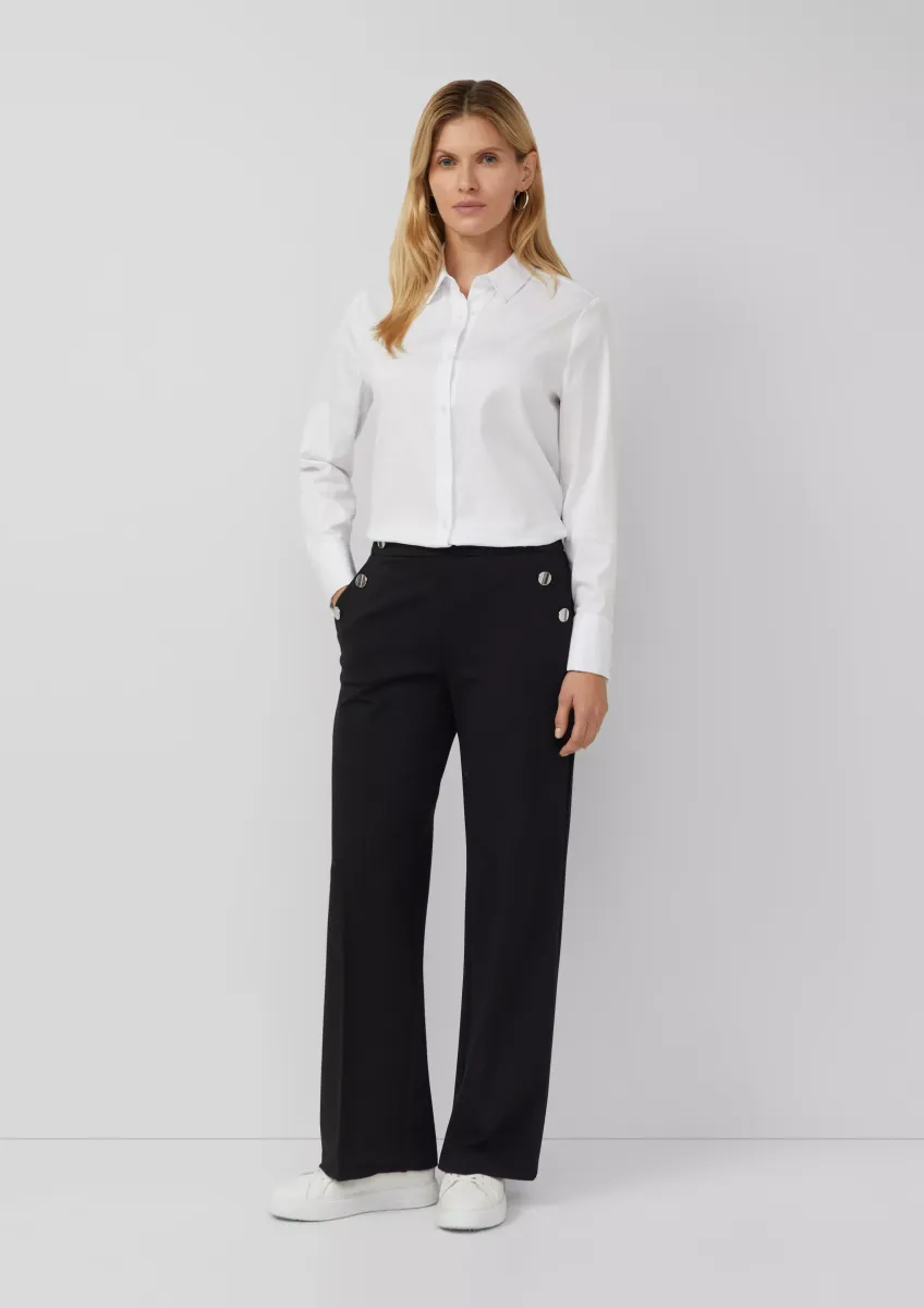 Wide-Leg Hose mit elastischem Bund