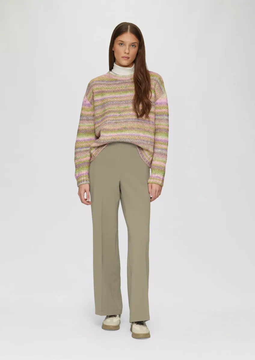 Wide-Leg-Hose mit elastischem Bund