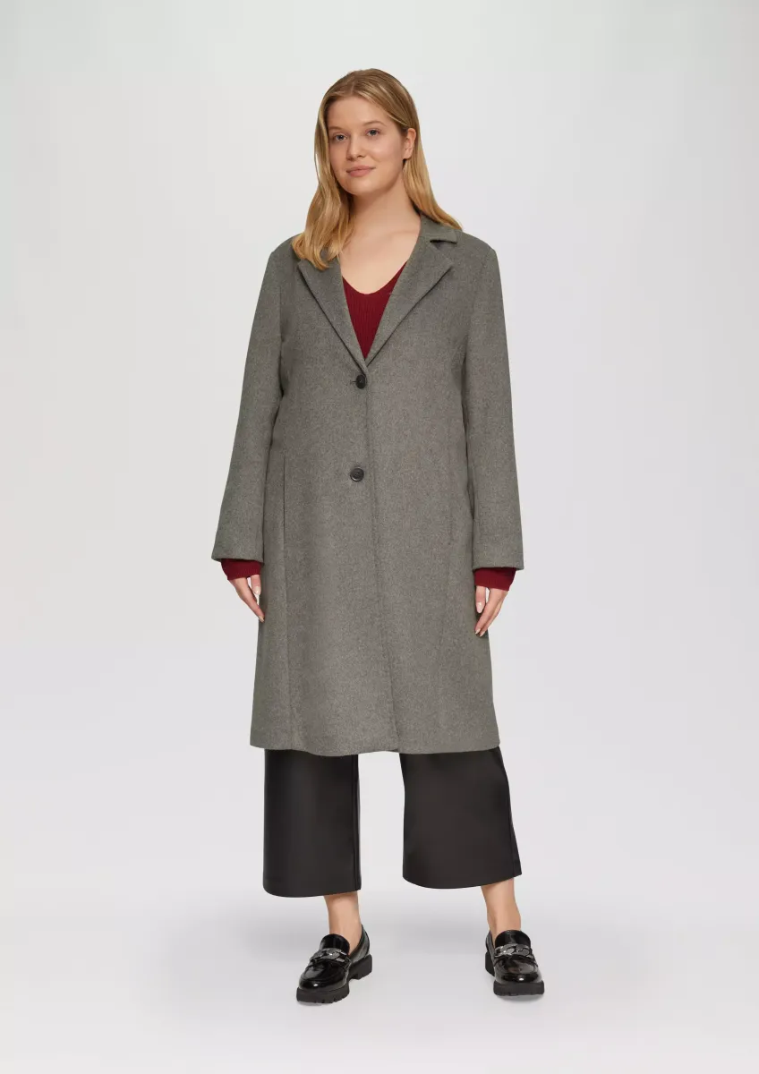 Wollmantel im Relaxed Fit