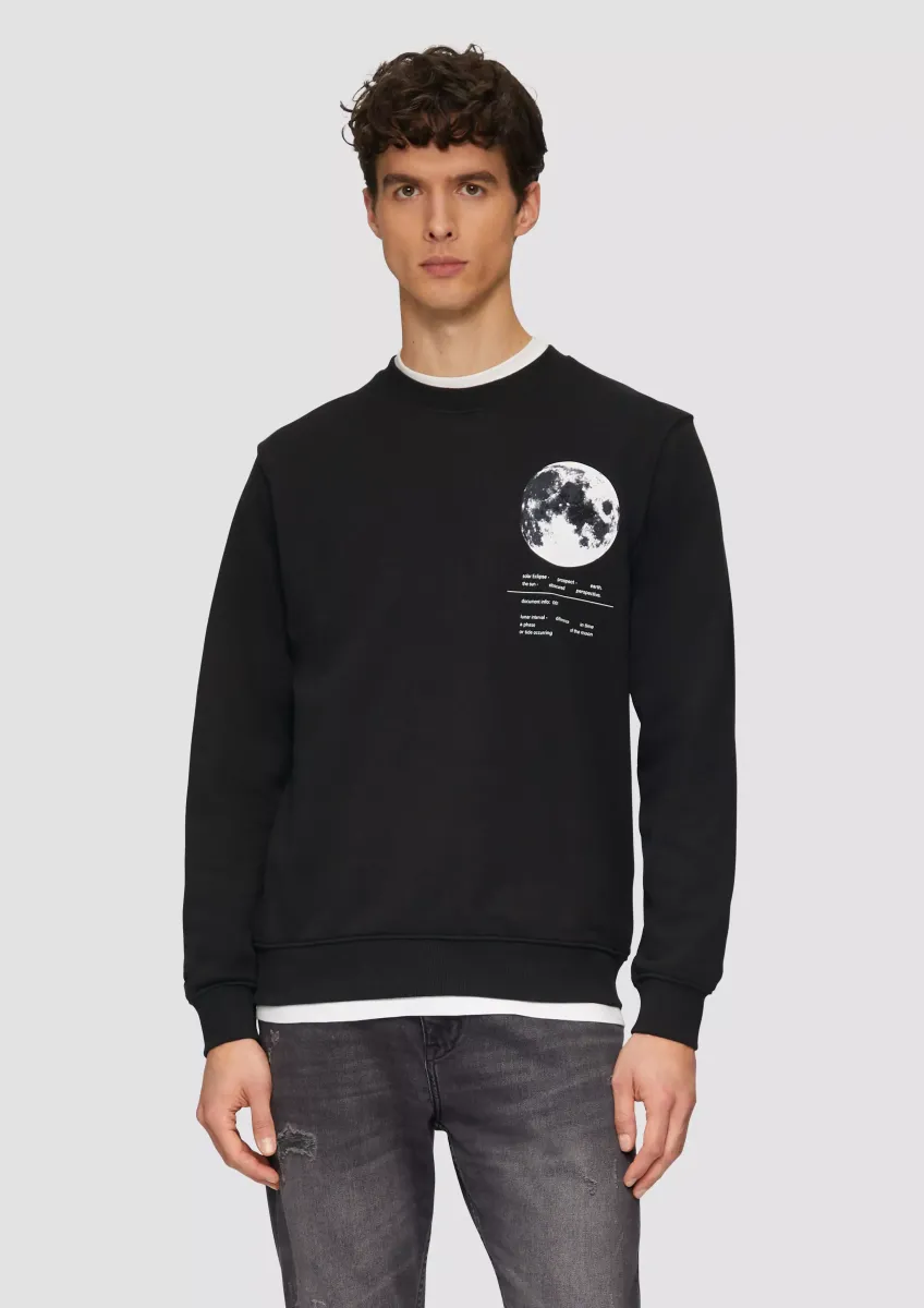 Wärmendes Sweatshirt mit Frontprint