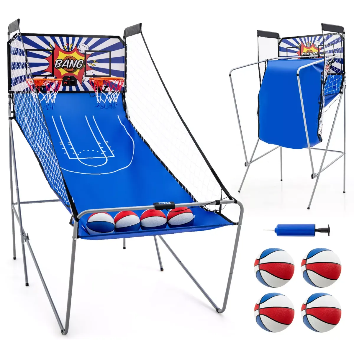 ARCADE-BASKETBALLSPIEL Blau