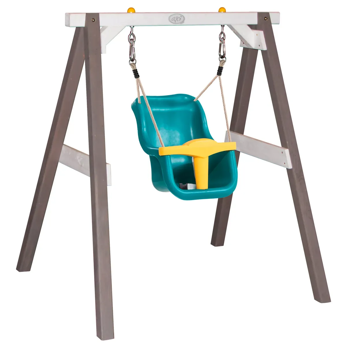 Babyschaukel mit Sitz Grau, Weiß