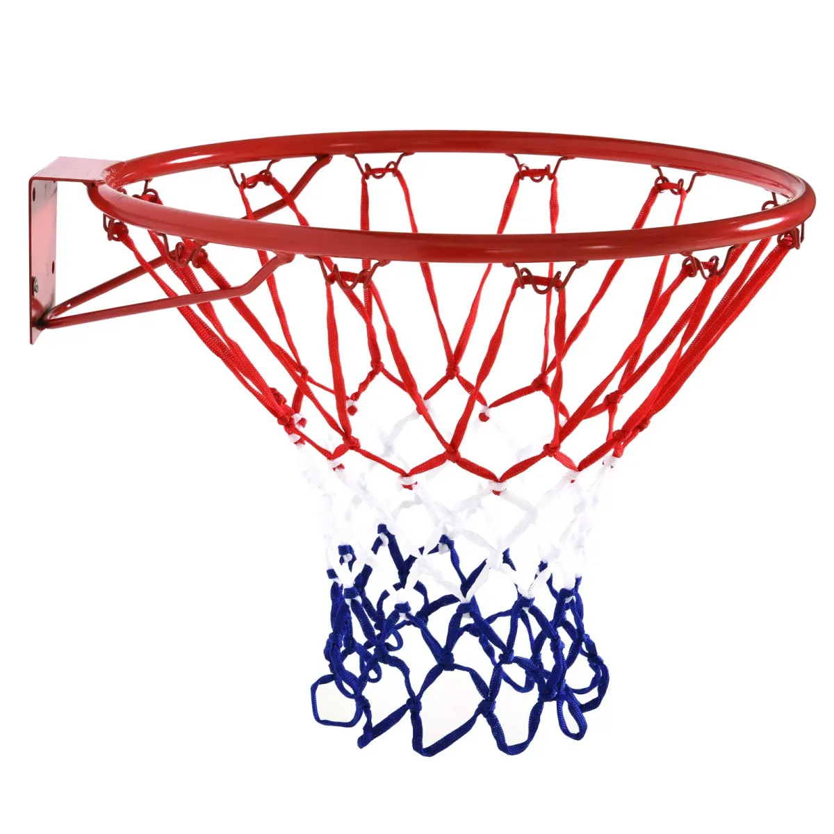 BASKETBALLNETZ, Stahlrohr, Rot / Blau / Weiß, ø46 x H1,6 cm