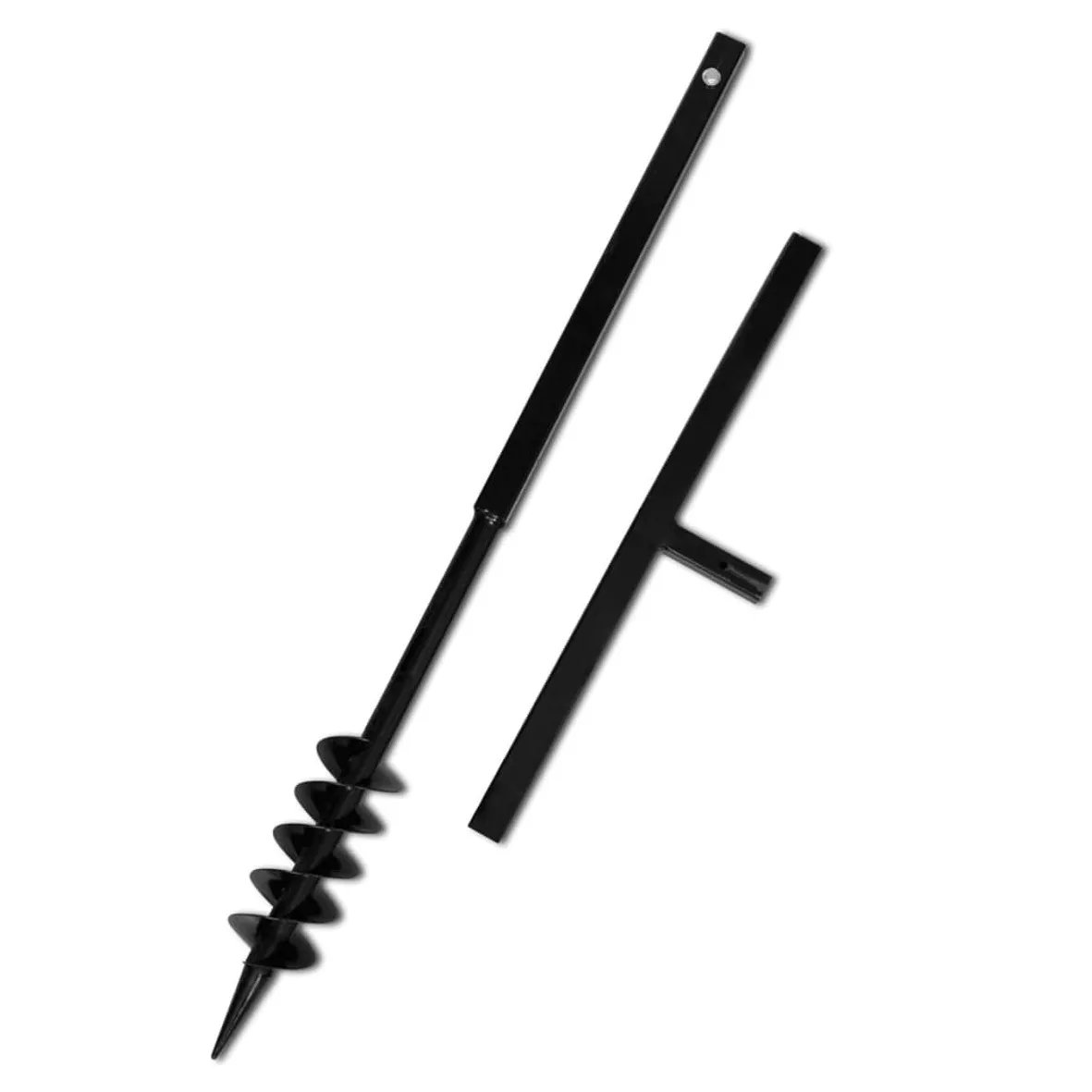 BOHRER MIT GRIFF 80 MM DOPPELSPIRALE SCHWARZ