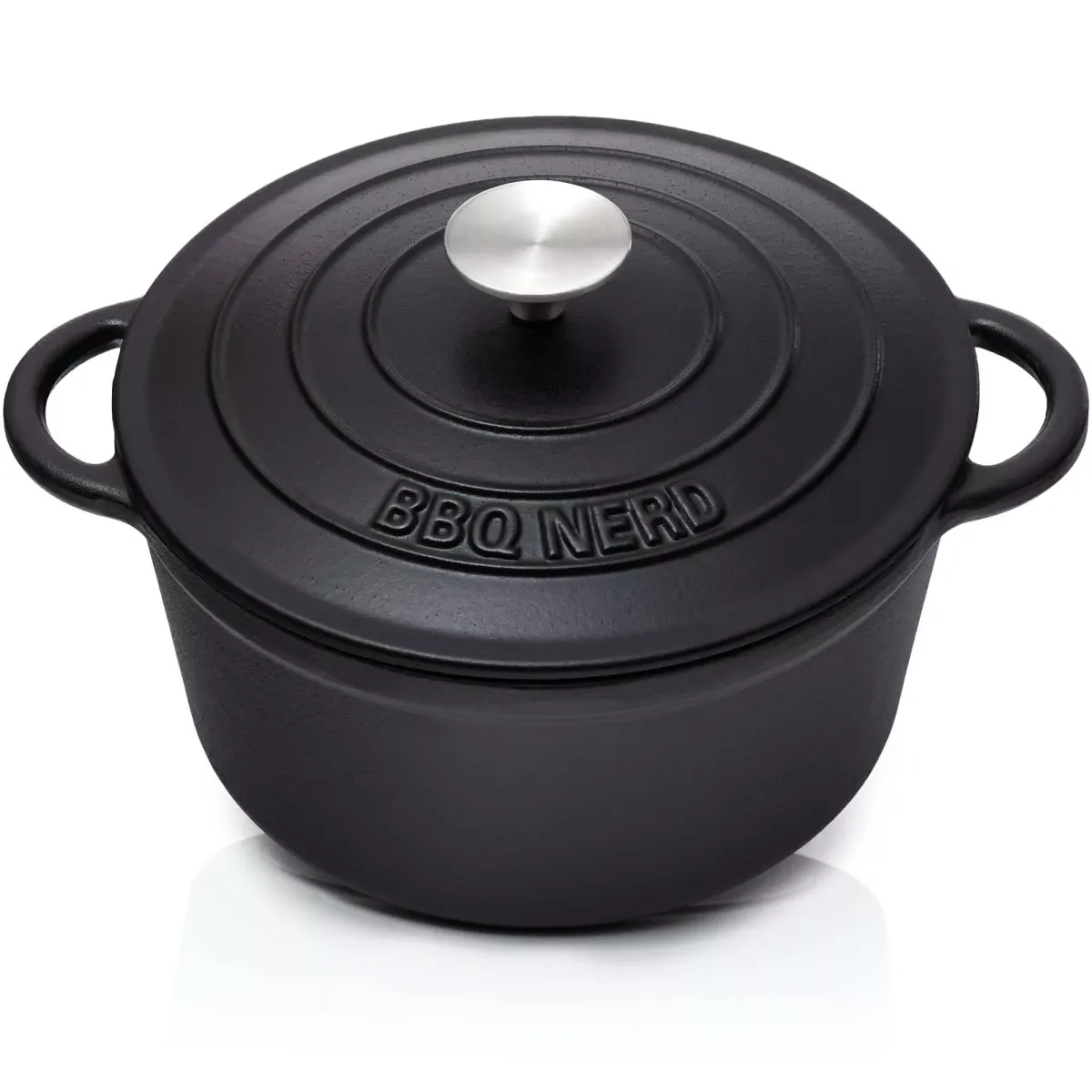 BRÄTER Gusseisen emailliert 4L - Feuertopf Topf Cocotte Gusstopf