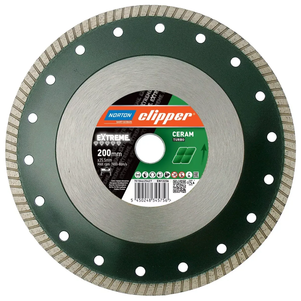 DIAMANTTRENNSCHEIBE Extreme Ceramic Turbo- 200x25,4mm 70184625427