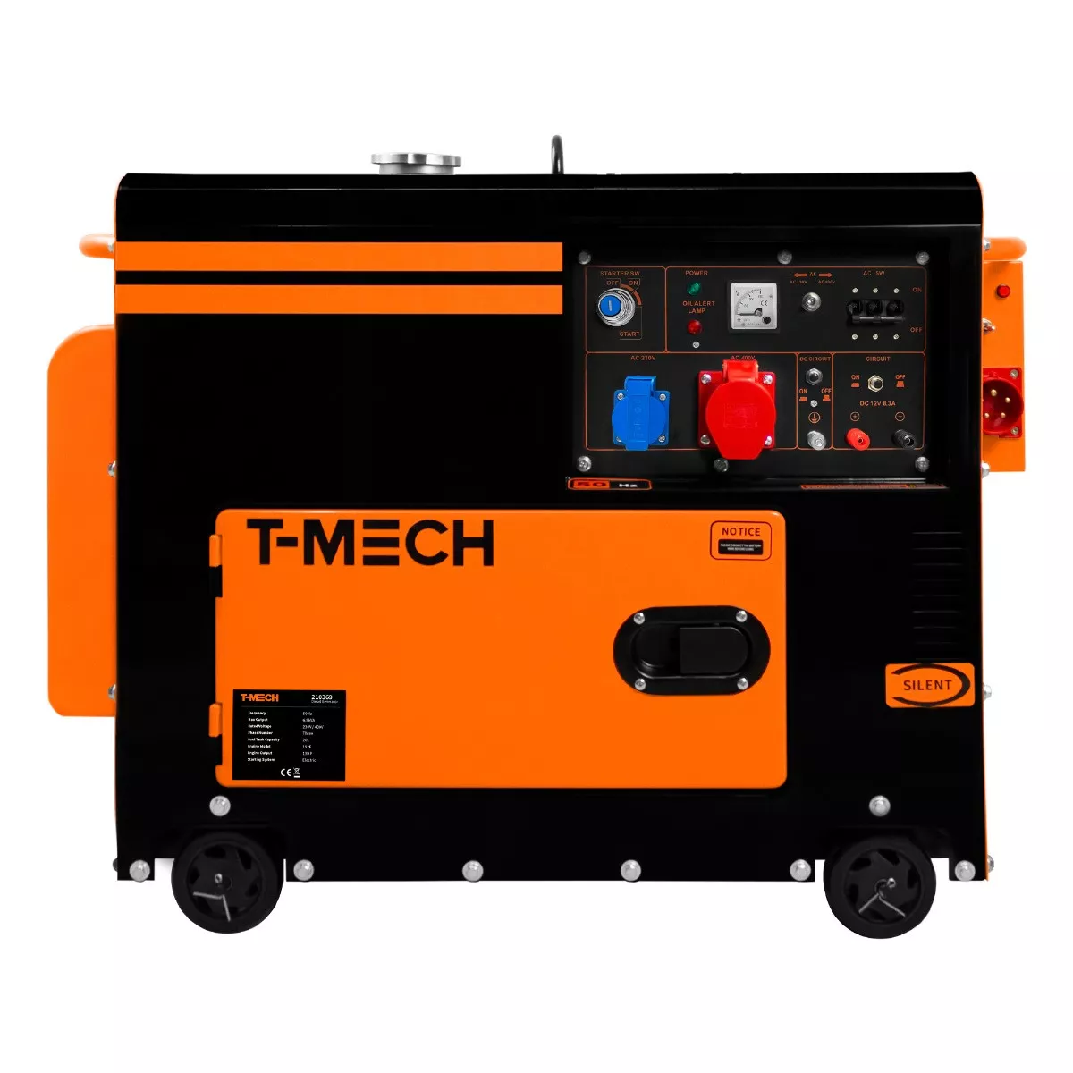 DIESEL-GENERATOR Stromerzeuger Dreiphasig 400 V, Geräuschlos